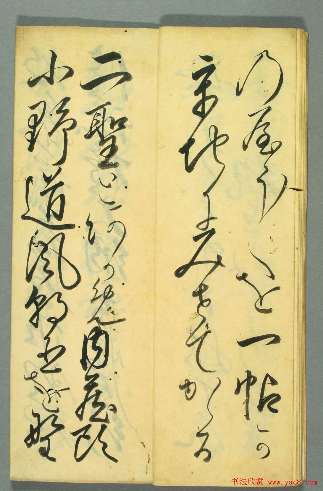 日本书法作品集行草书入木道