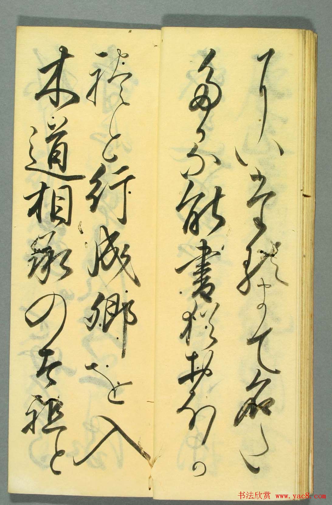 日本书法作品集行草书入木道