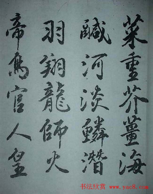 天津著名書法家哈珮行書千字文