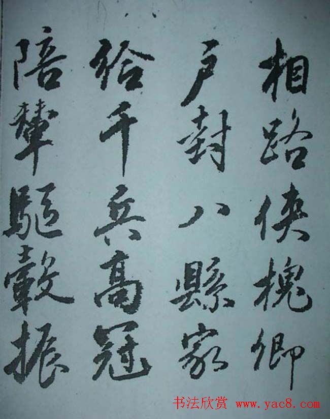 天津著名書法家哈珮行書千字文