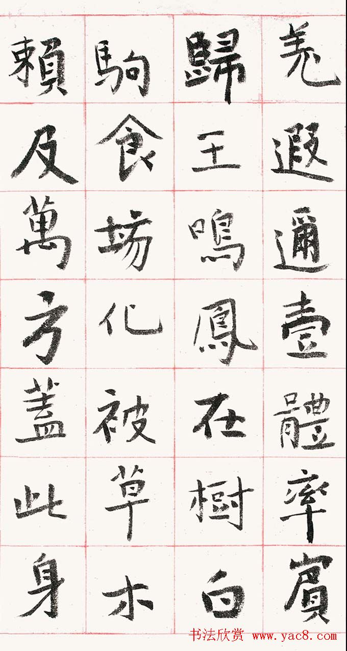 旭宇书法长卷楷书《千字文》