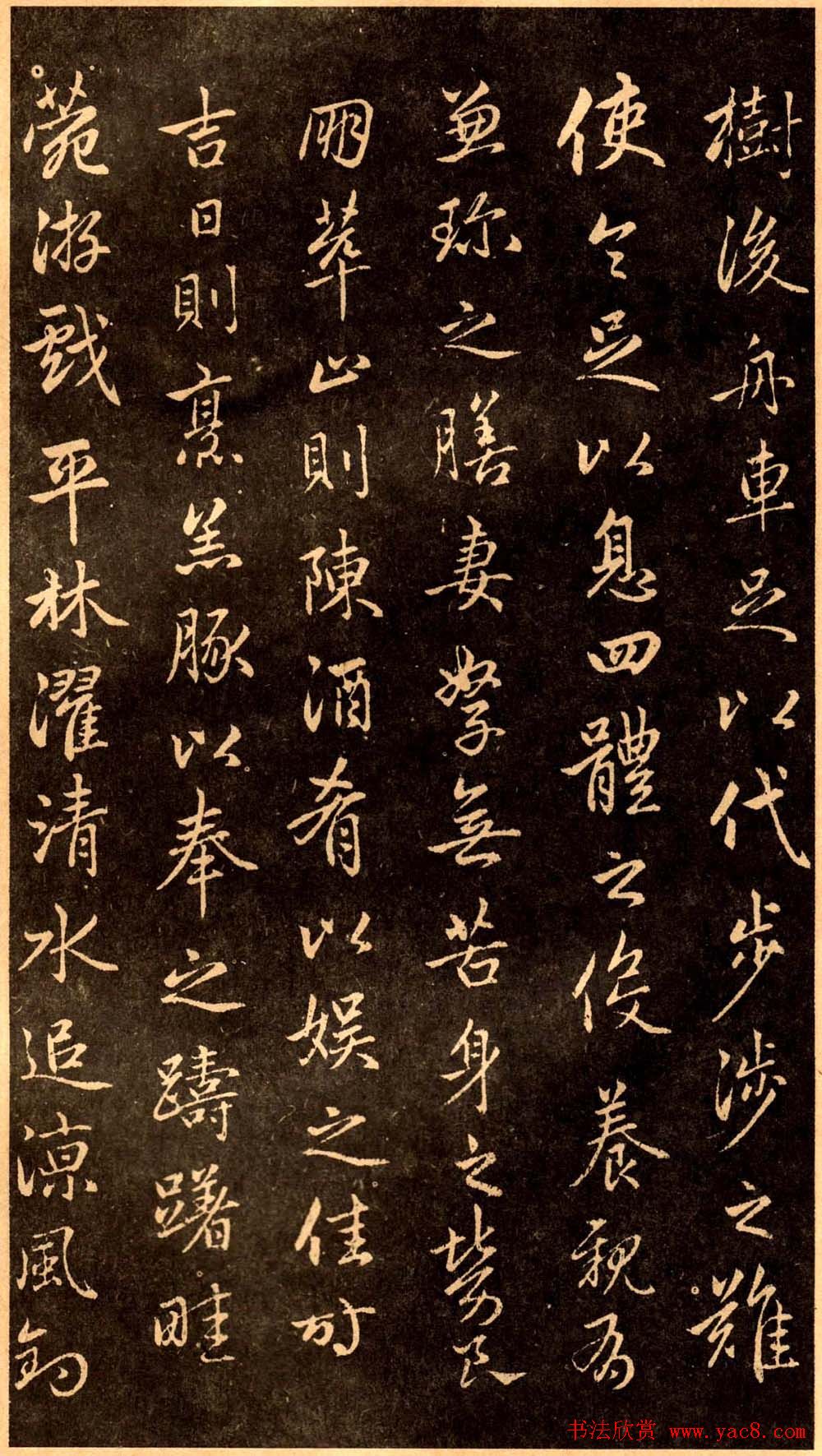 赵孟頫行书书法欣赏《乐志论》