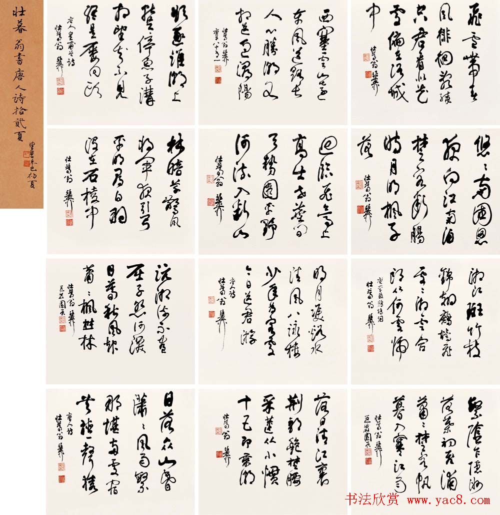 海派代表书法家谢稚柳书法作品欣赏