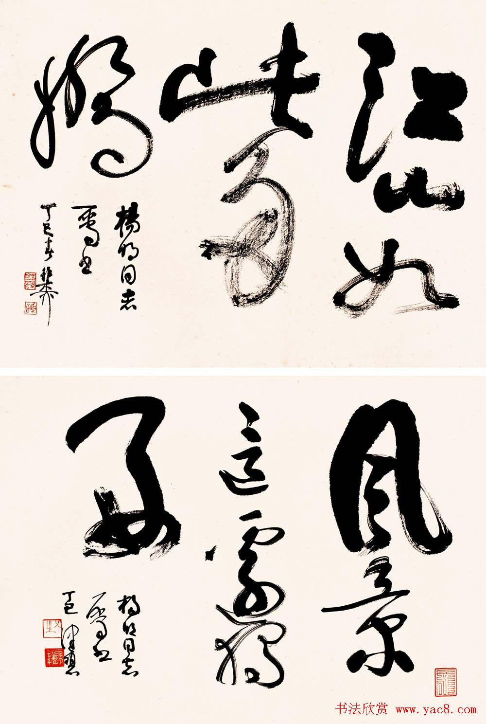 海派代表书法家谢稚柳书法作品欣赏