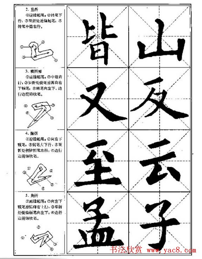 中国书法教程《欧阳询楷书习字帖》