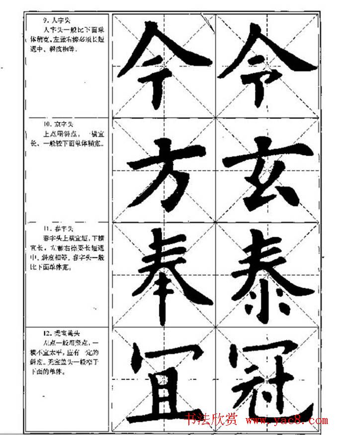 中国书法教程《欧阳询楷书习字帖》