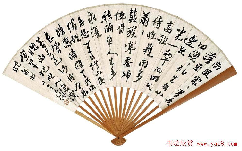 大儒沈曾植扇面书法欣赏