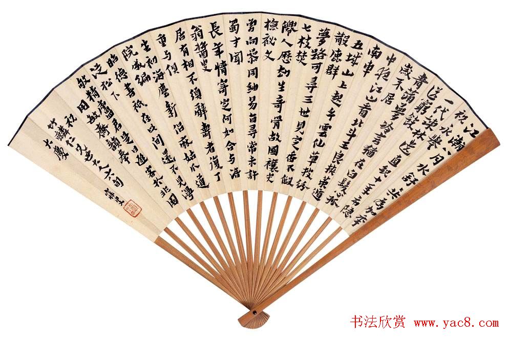 大儒沈曾植扇面书法欣赏