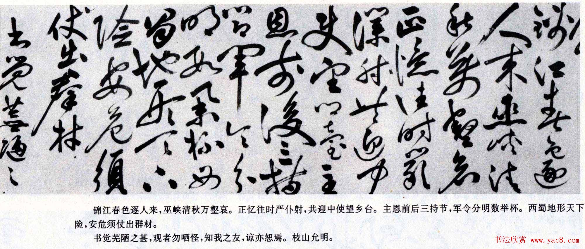 祝允明草书欣赏《韩公本意筑三城》诗卷