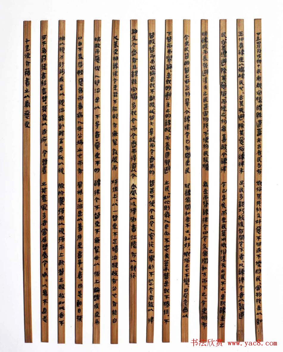 湖北丁华楚简书法作品欣赏