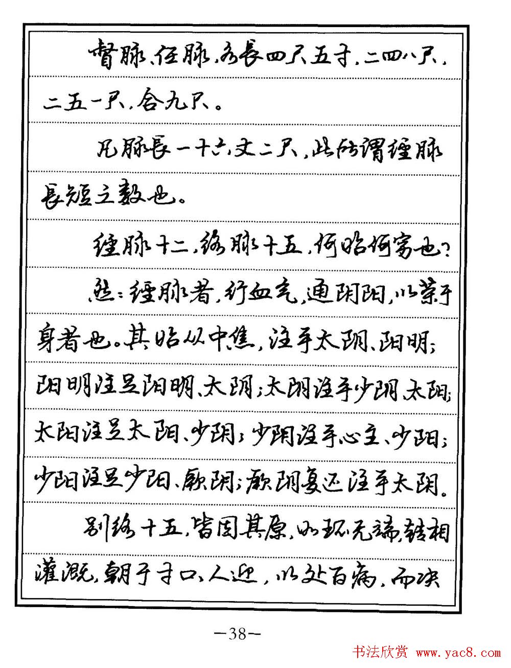 苏德生书法《中医经典钢笔字帖难经》