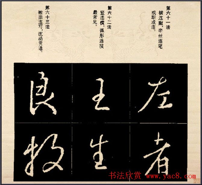 王羲之书法字帖行书结构92法彩色简版