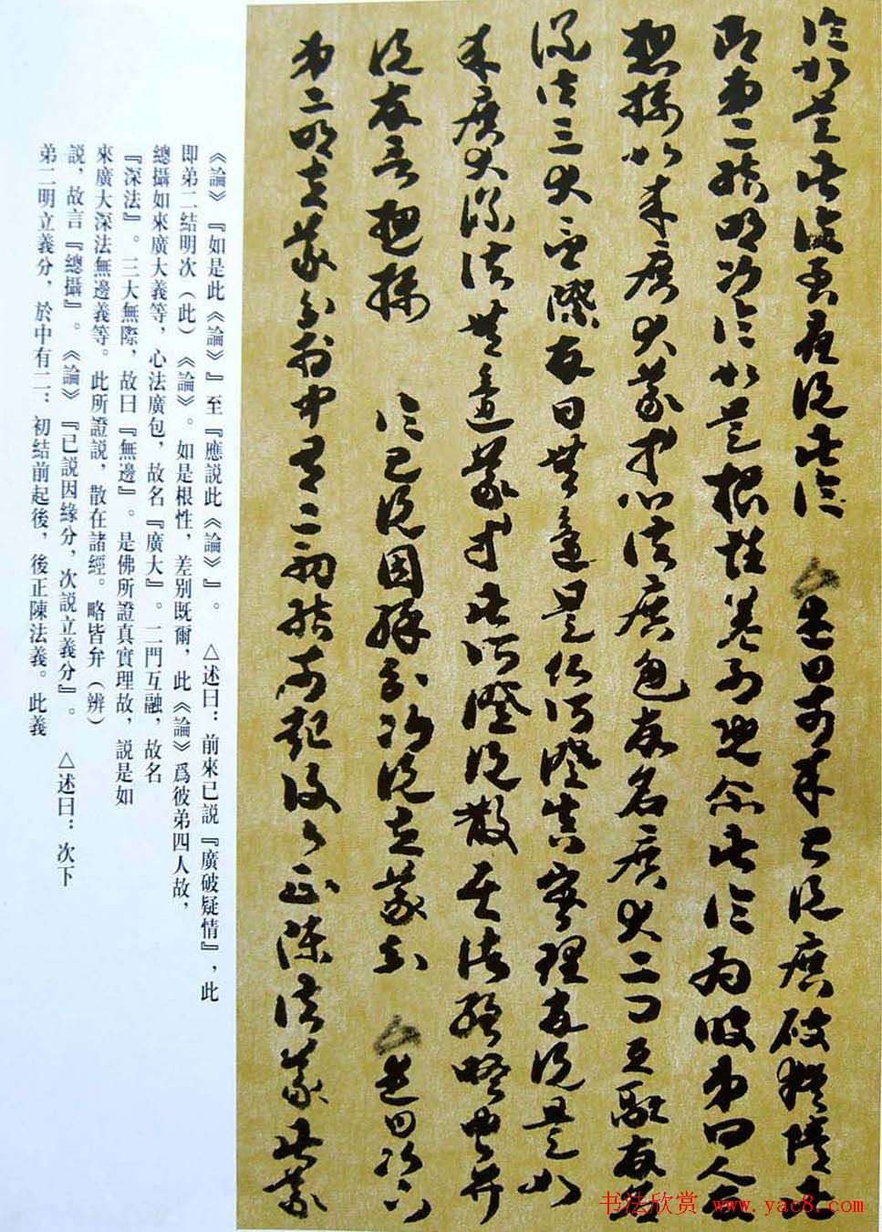 敦煌写经章草大乘起信论略述残卷