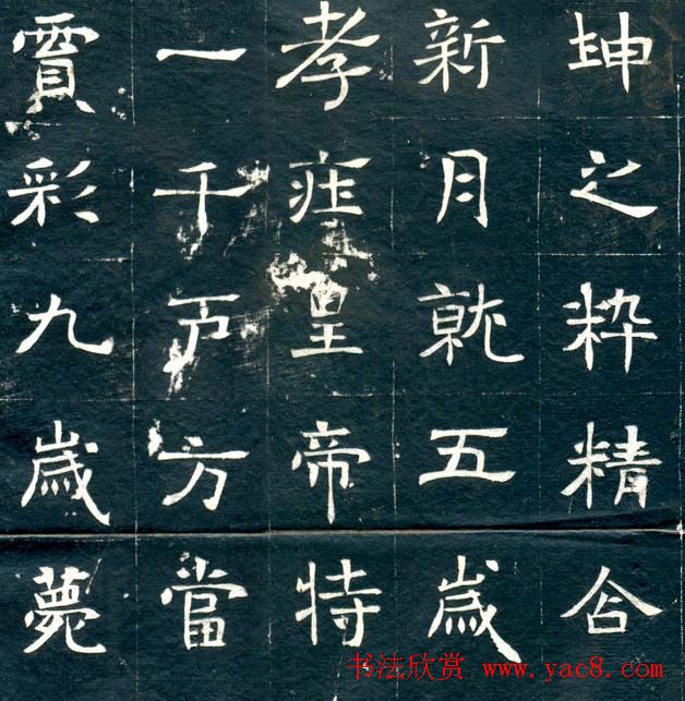 北魏隶书欣赏《元文墓志》