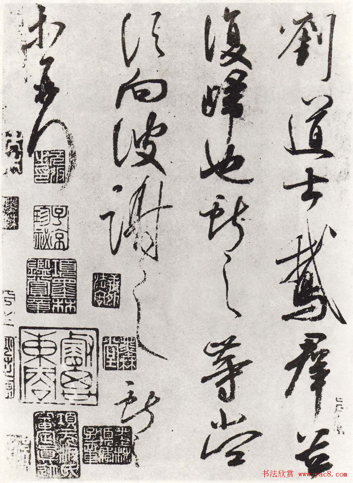 王献之行草书法作品《鹅群帖》七种