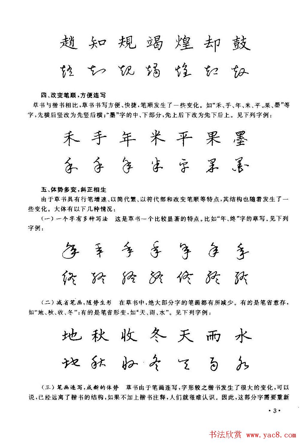 字帖下载丁永康《硬笔草字书写技法》
