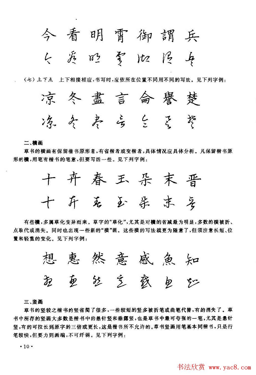 字帖下载丁永康《硬笔草字书写技法》
