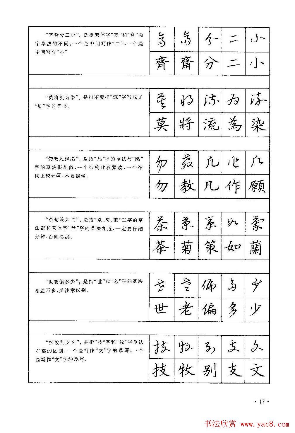 字帖下载丁永康《硬笔草字书写技法》