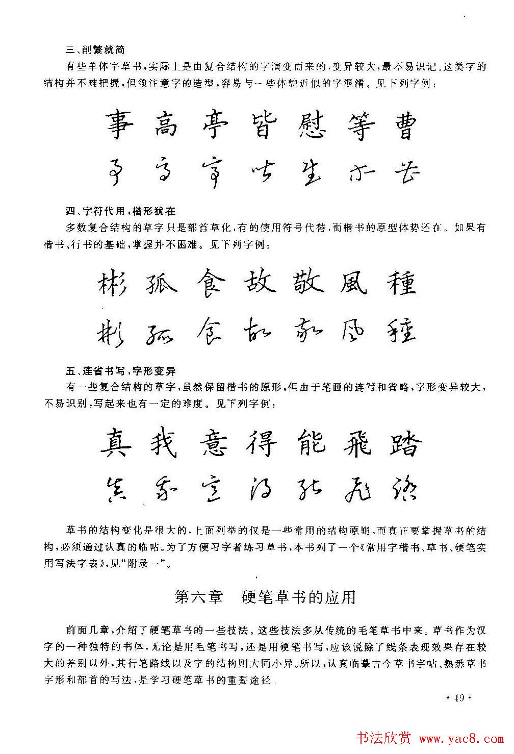字帖下载丁永康《硬笔草字书写技法》