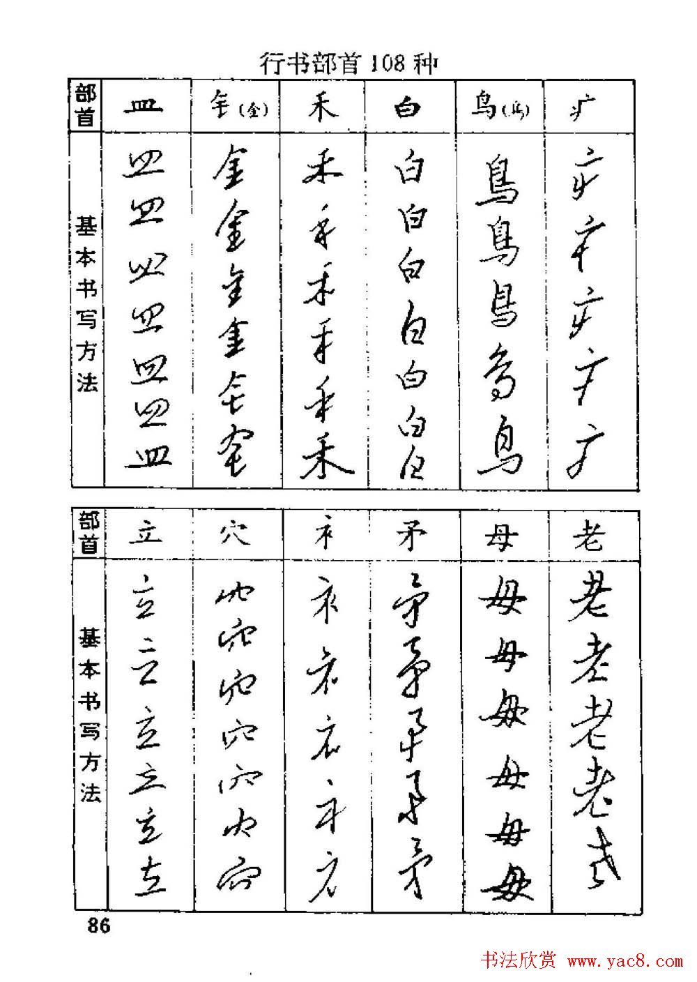 杨为国著《回宫格硬笔书法教程》