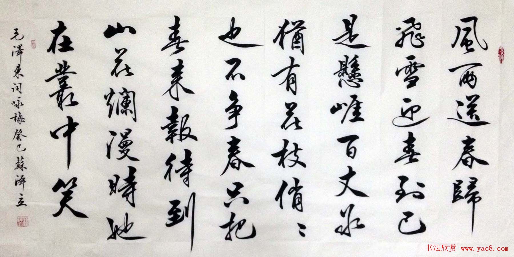 苏泽立书法行书作品欣赏