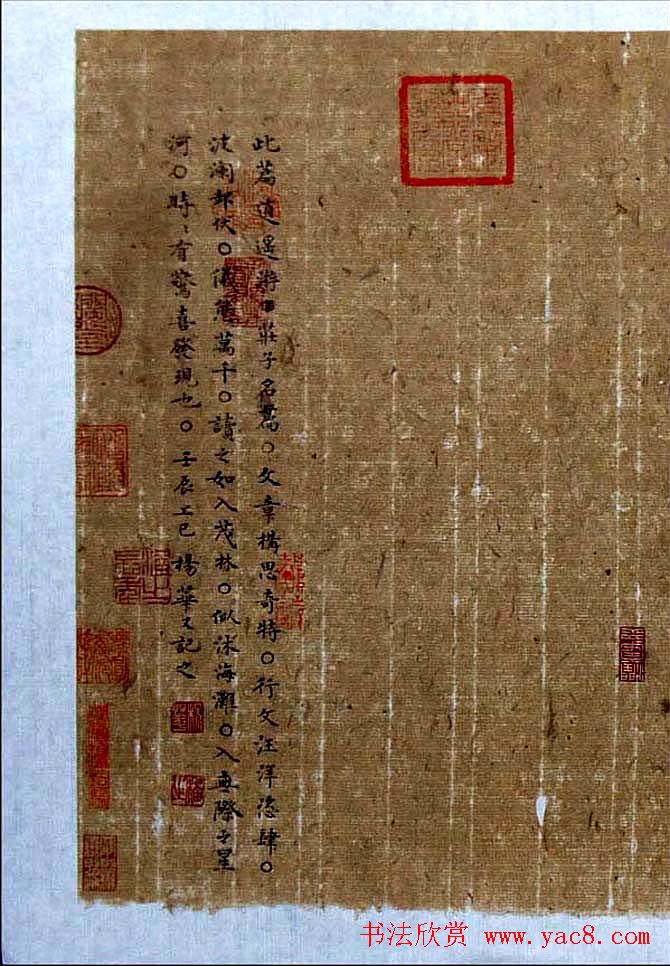 杨华楷书欣赏《庄子逍遥游书册》