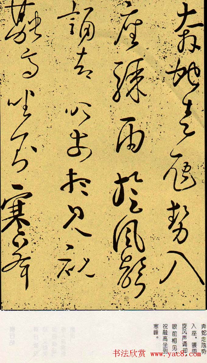 唐代书法家怀素草书欣赏《横行帖》