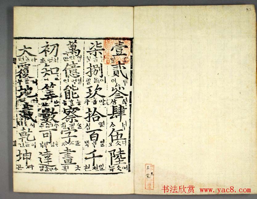 韩国柳希春撰千字《类合》全