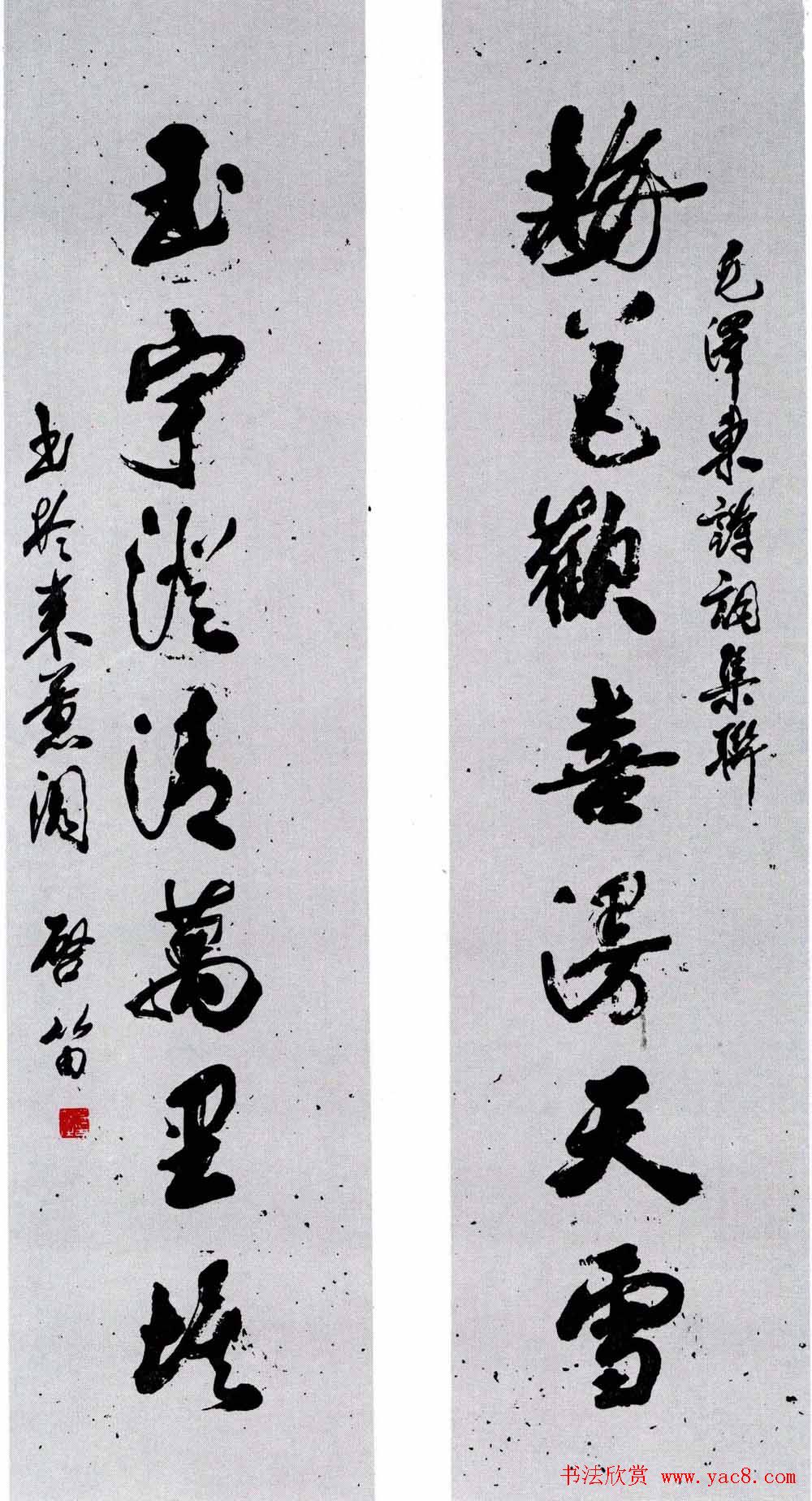 百家书写毛主席诗词书法作品欣赏第三辑