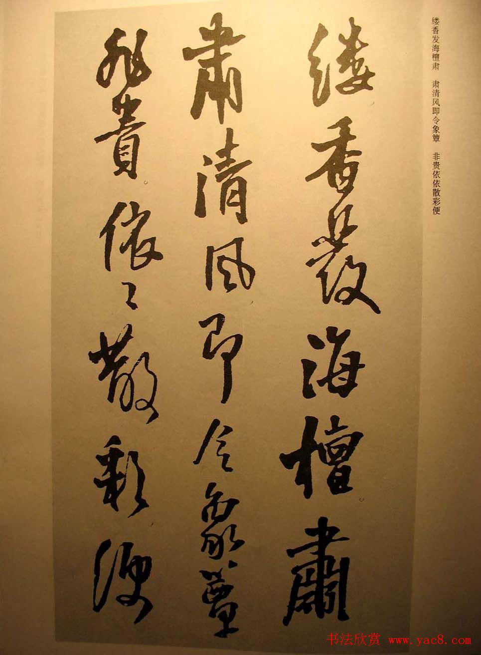 王铎行书欣赏《梁简文帝萧纲骈文摘句》