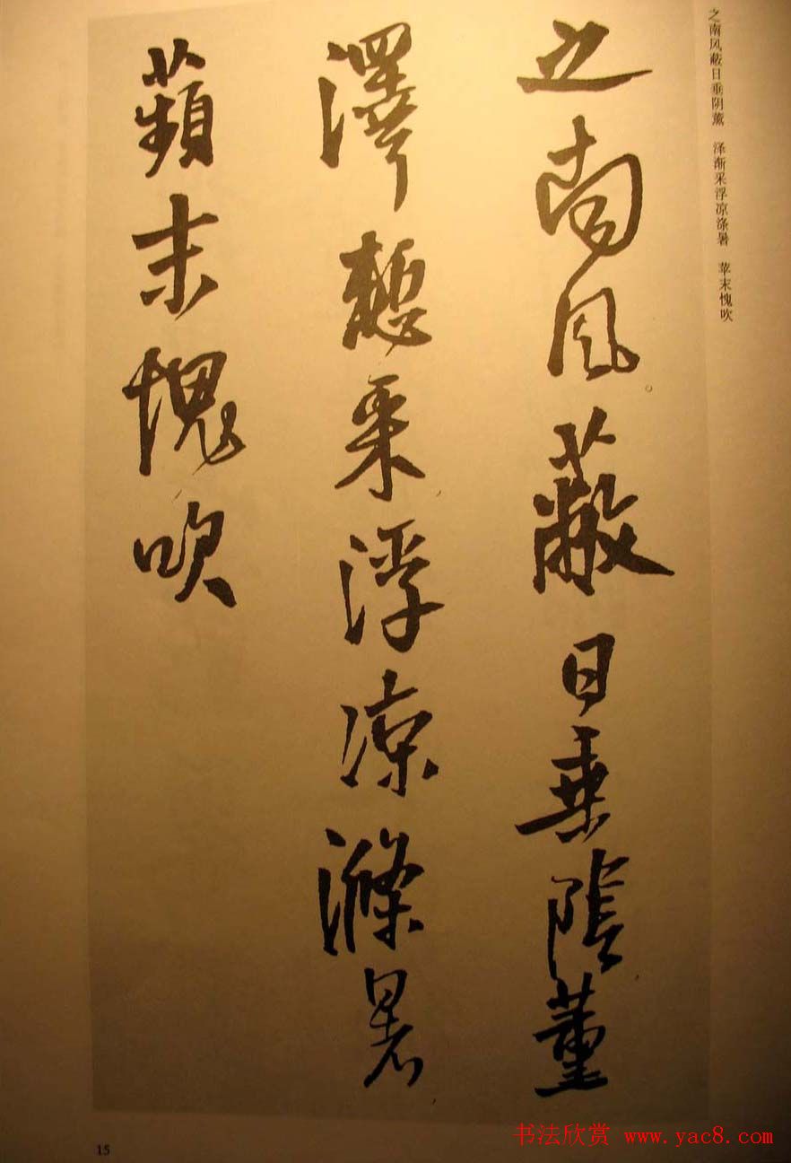 王铎行书欣赏《梁简文帝萧纲骈文摘句》