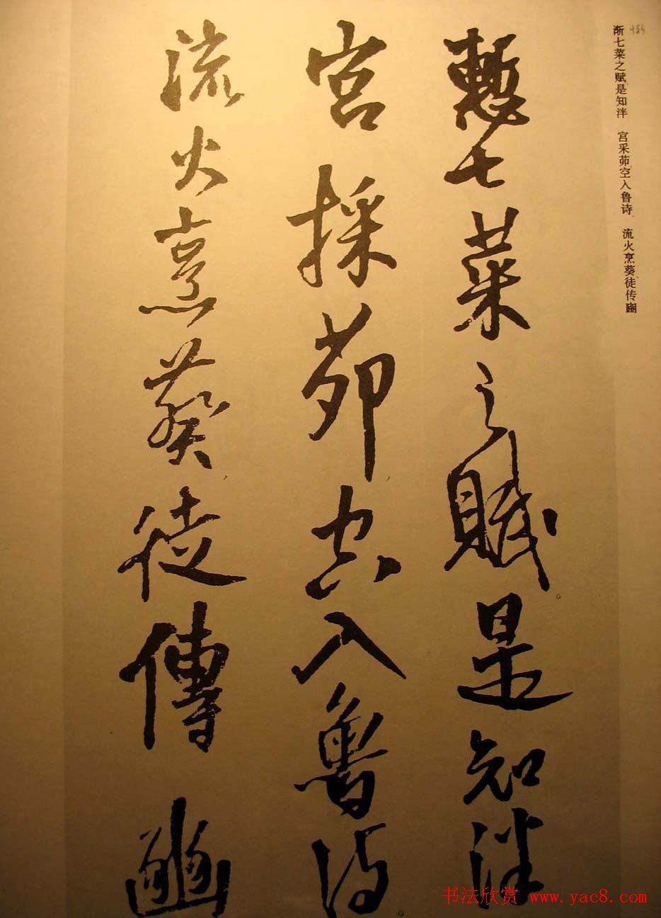 王铎行书欣赏《梁简文帝萧纲骈文摘句》