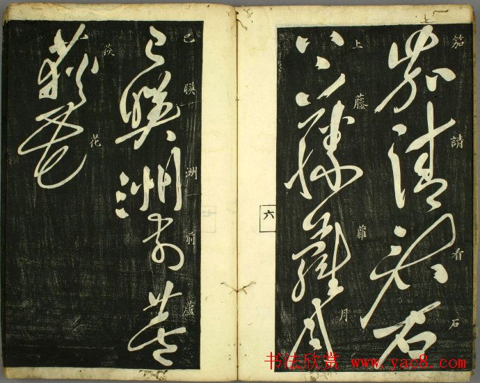 草书欣赏书法古籍《怀素秋兴八首》