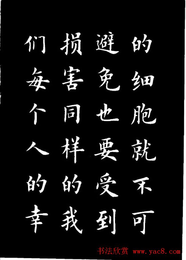 卢中南楷书《欧体简化字雷锋名言字帖》