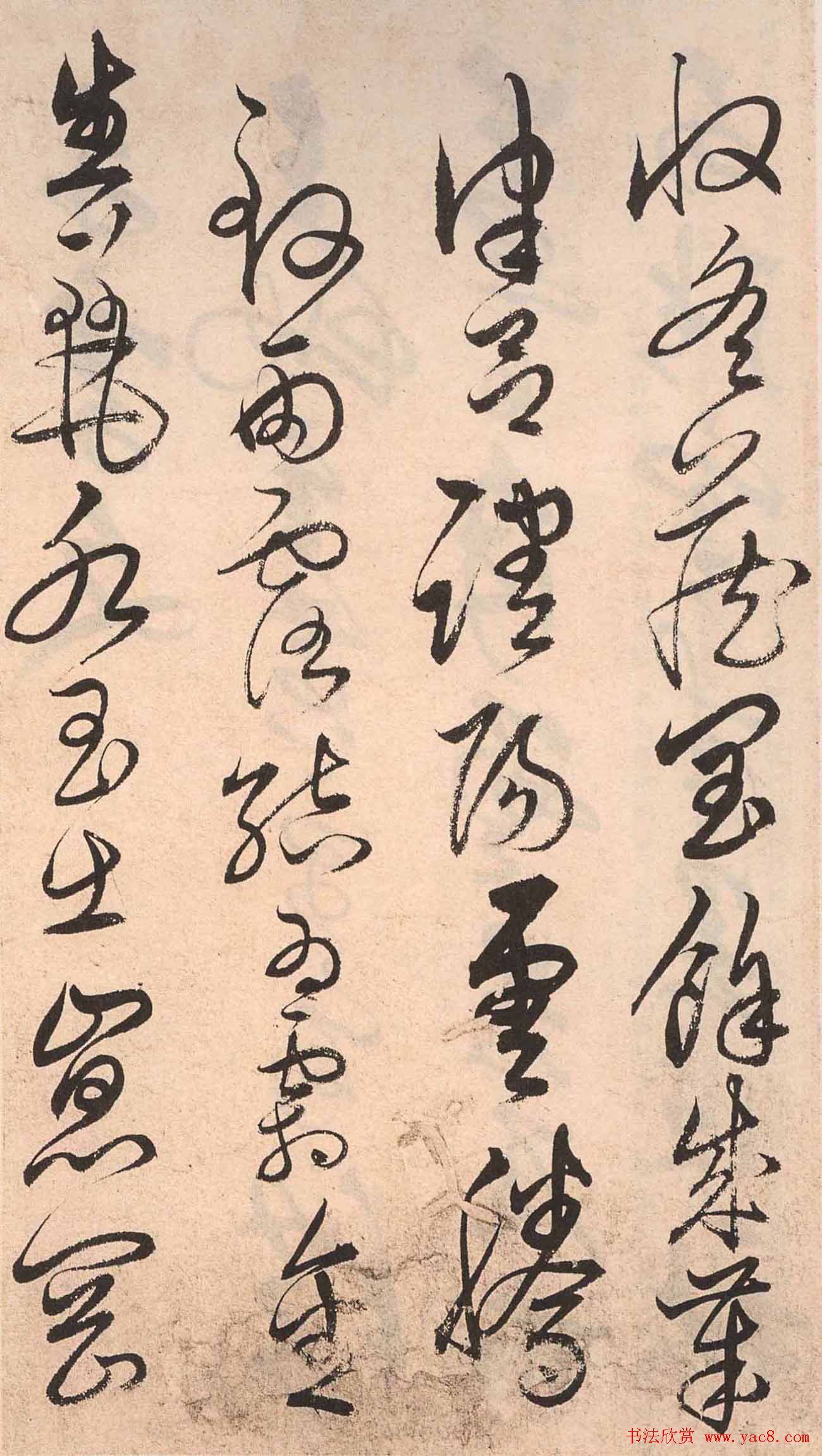 书法字帖欣赏:明人草书《千字文》