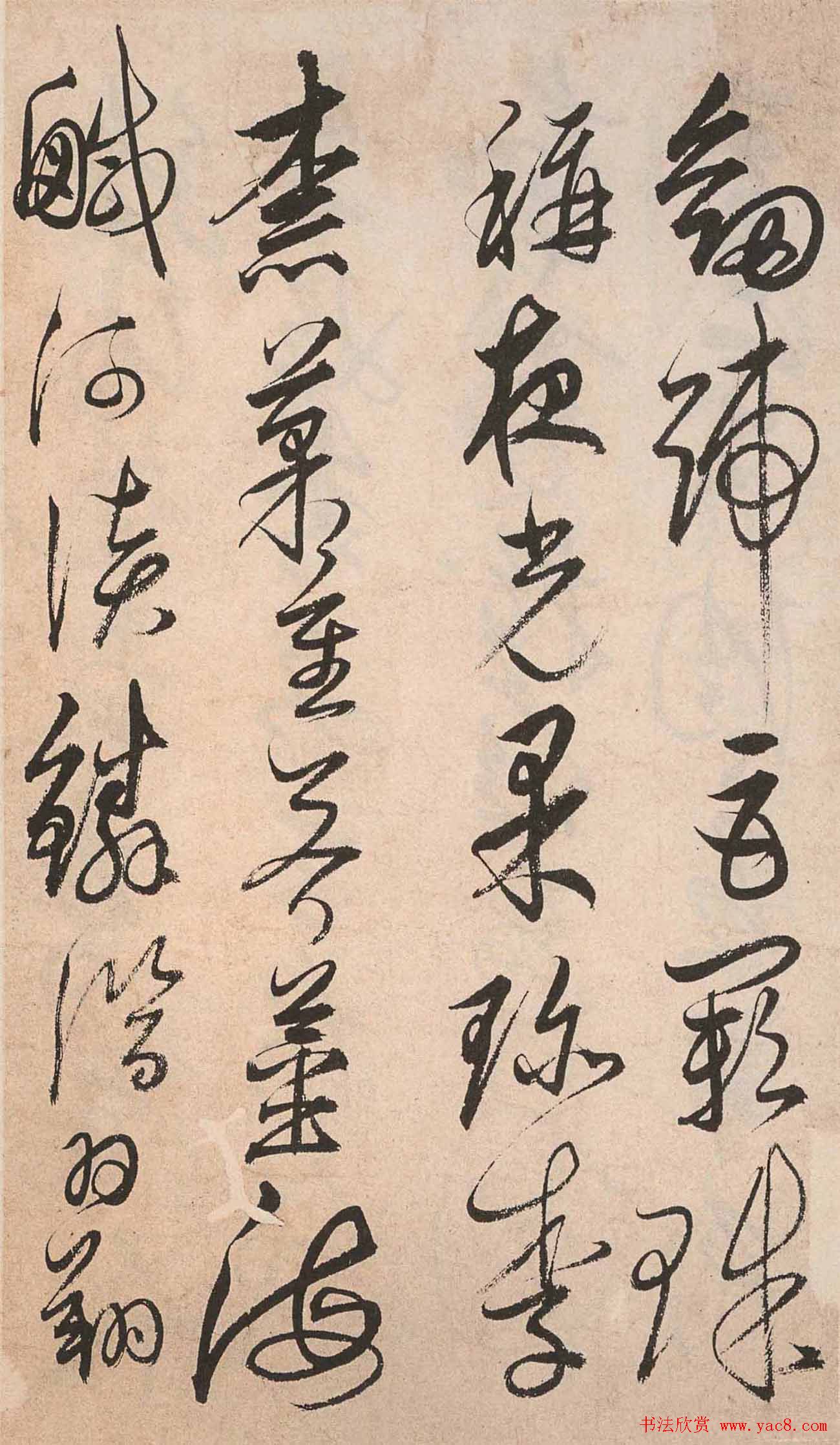 书法字帖欣赏:明人草书《千字文》