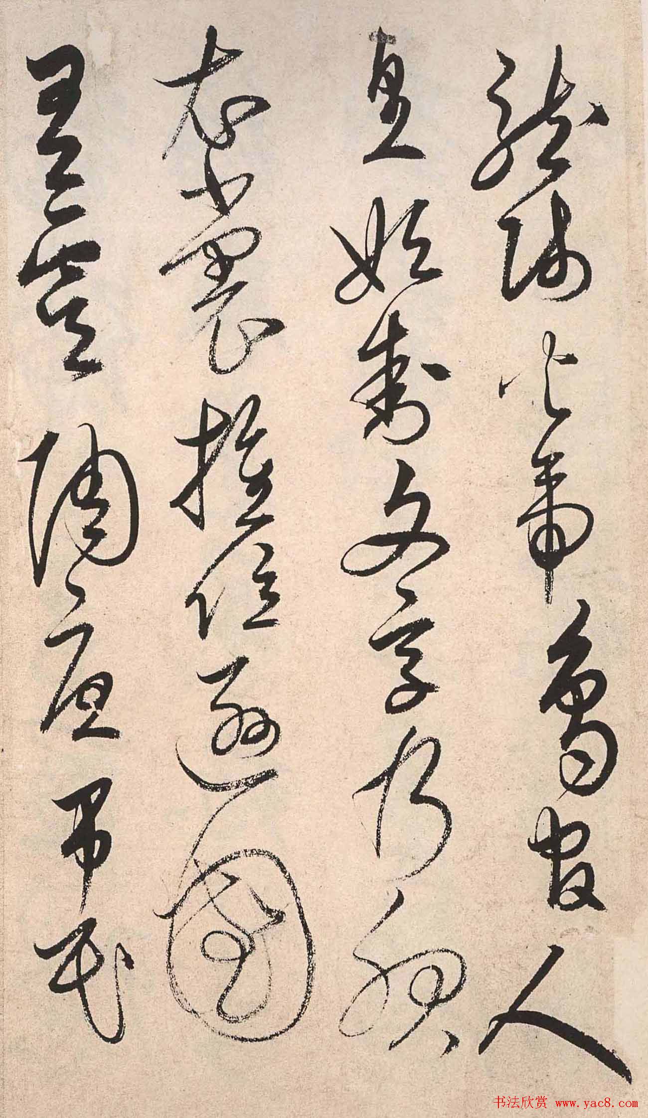 书法字帖欣赏:明人草书《千字文》