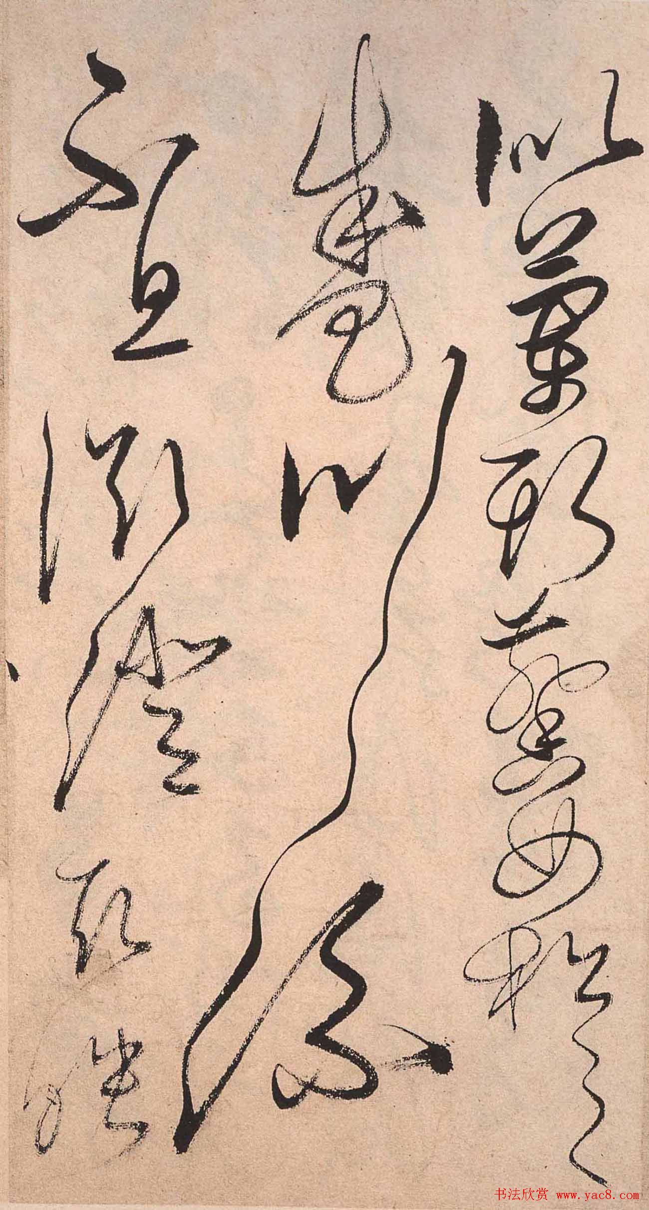 书法字帖欣赏:明人草书《千字文》