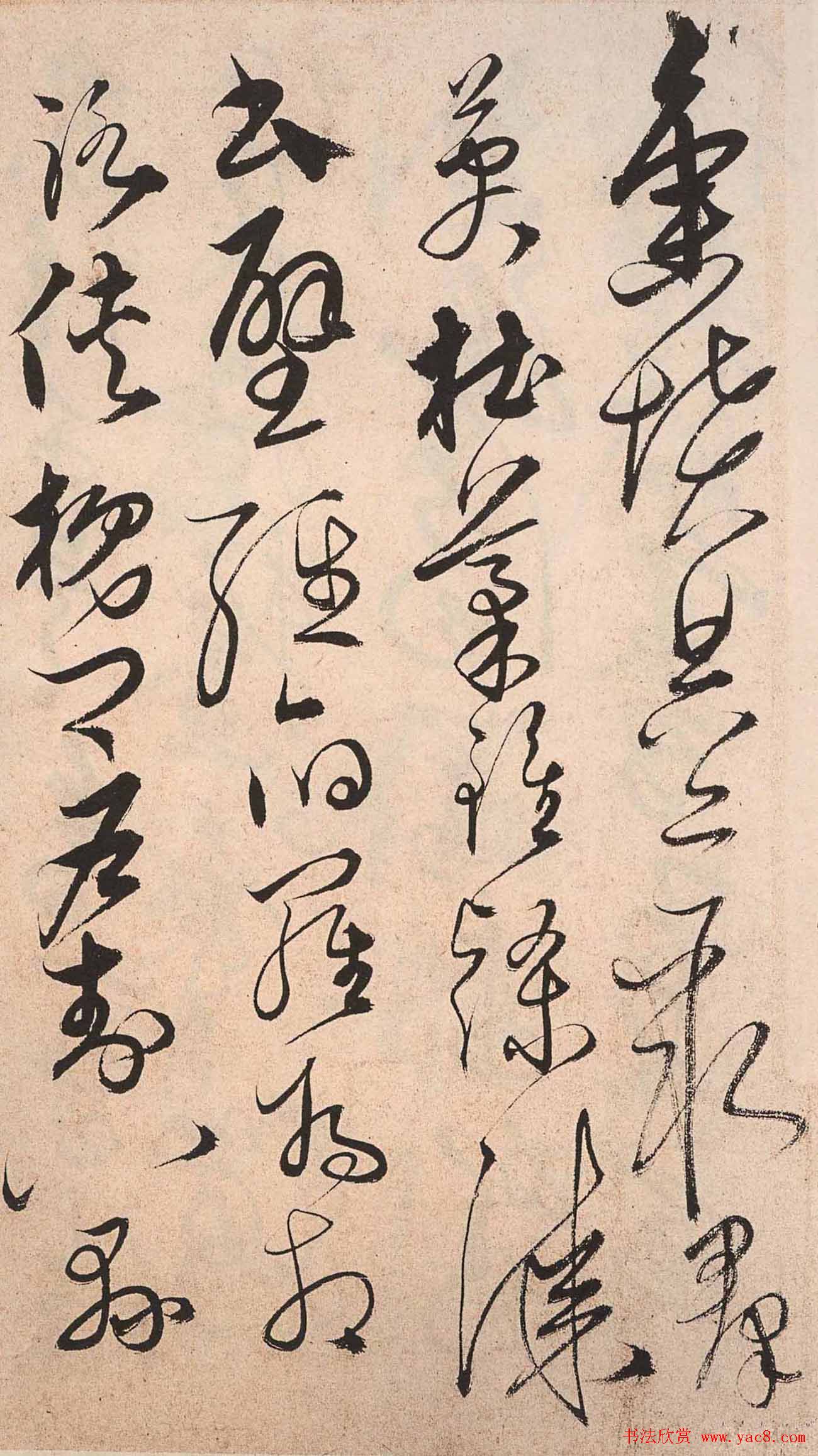 书法字帖欣赏:明人草书《千字文》