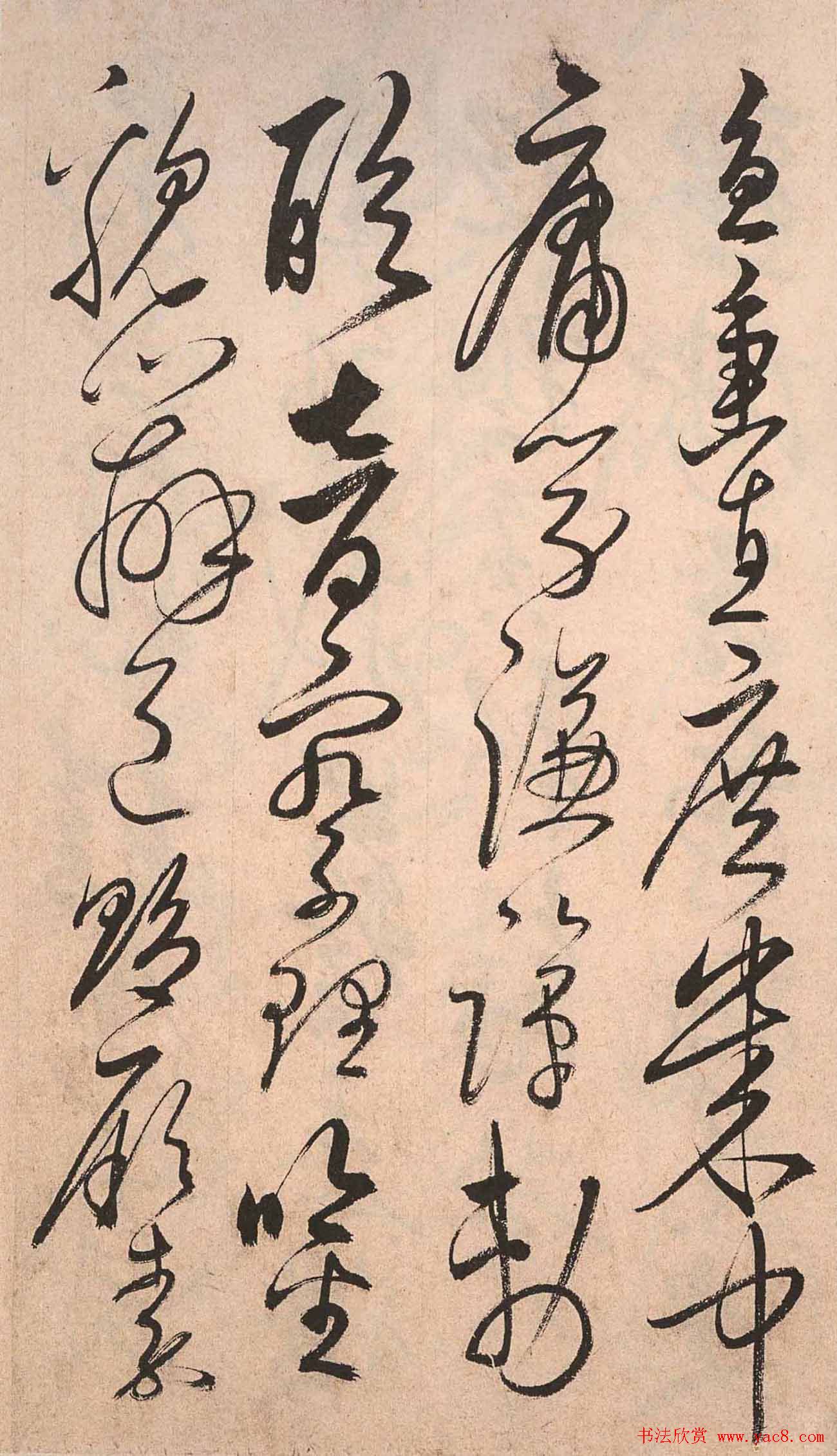 书法字帖欣赏:明人草书《千字文》