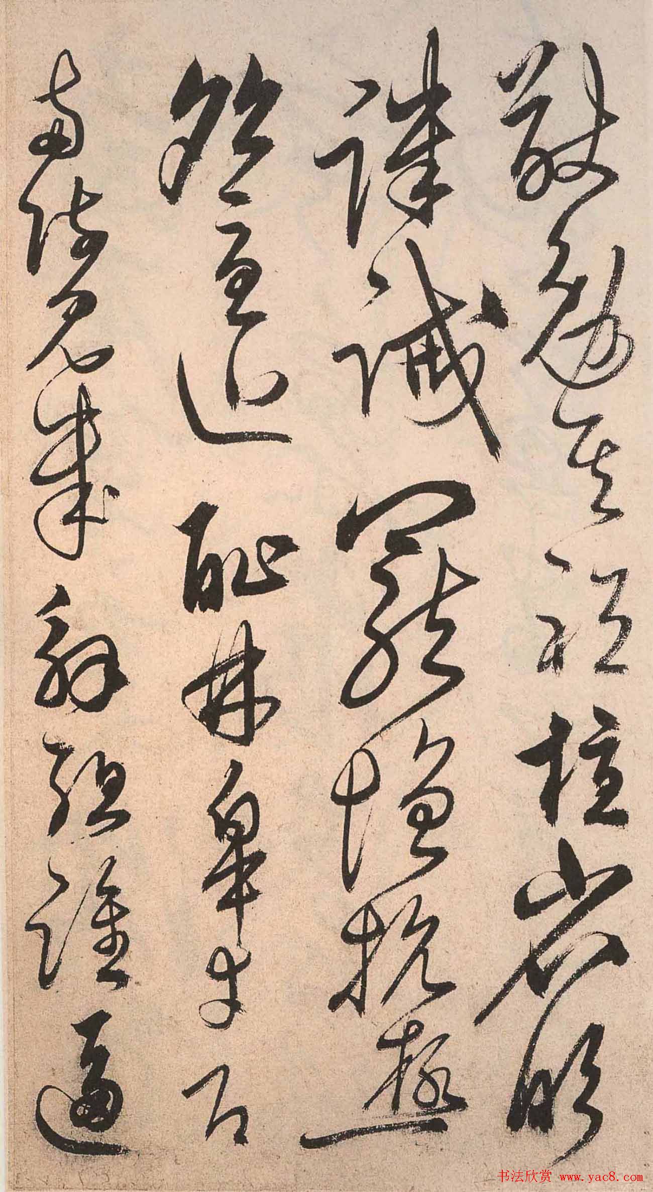 书法字帖欣赏:明人草书《千字文》