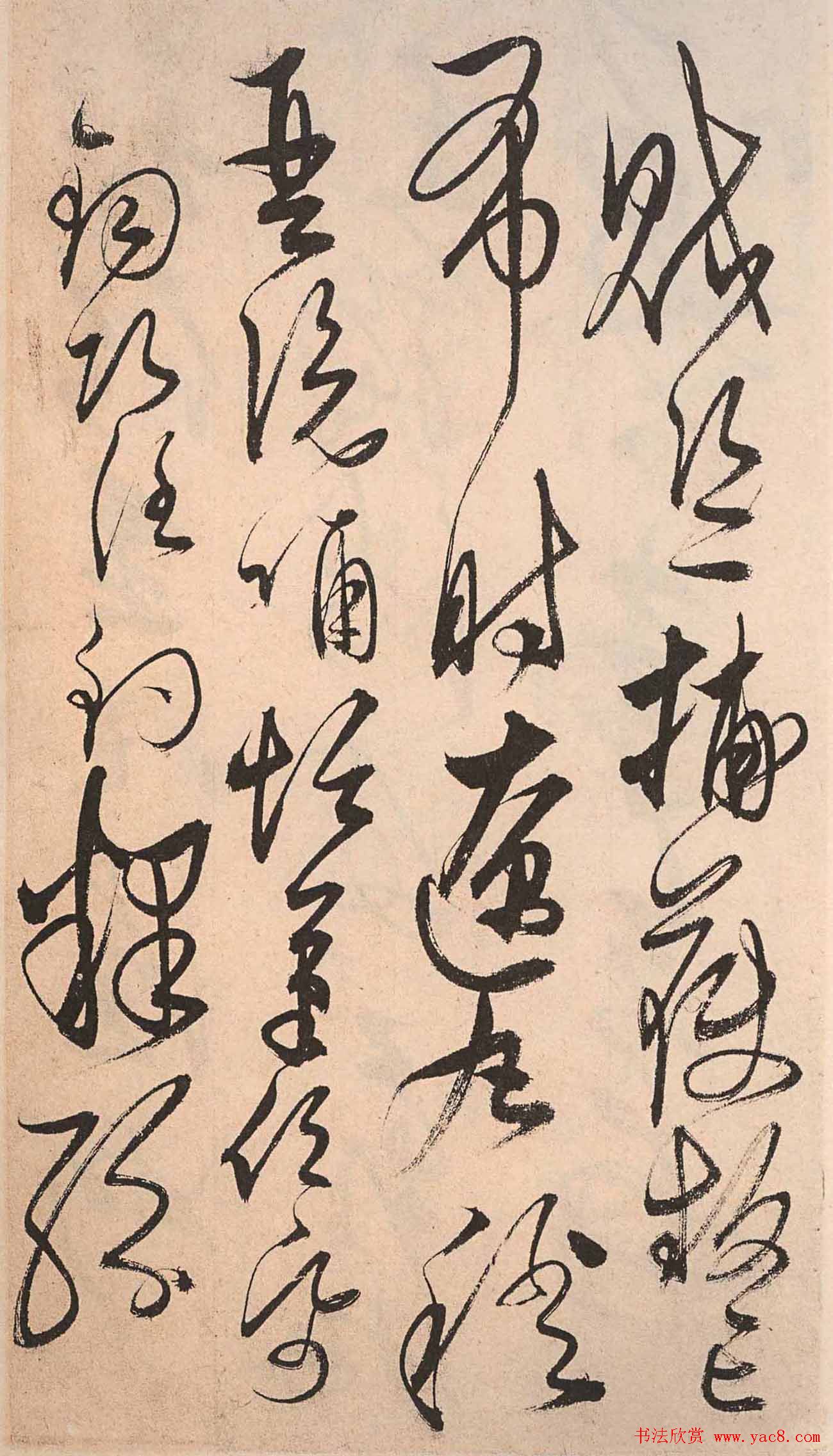 书法字帖欣赏:明人草书《千字文》