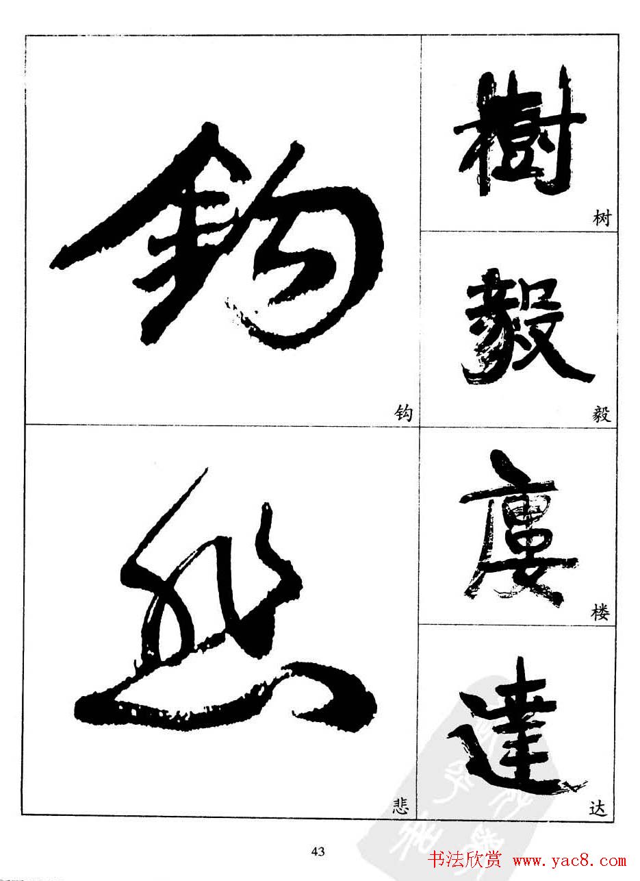 20世纪中国杰出书法家康有为字帖欣赏