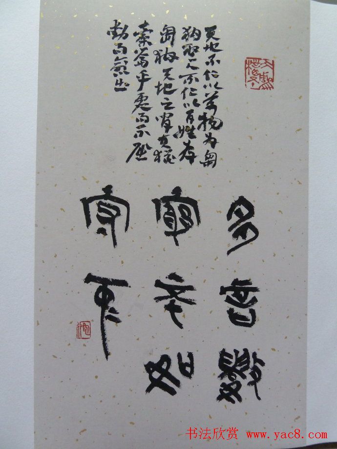 高庆春篆书欣赏《道德经选》书法册页