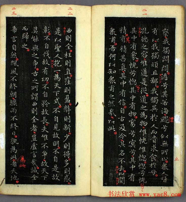 王羲之小楷书法欣赏《道德经》