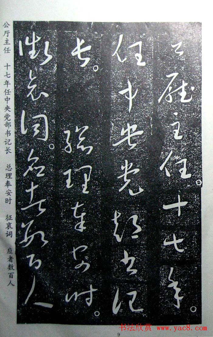 于右任草书欣赏王陆一墓志铭