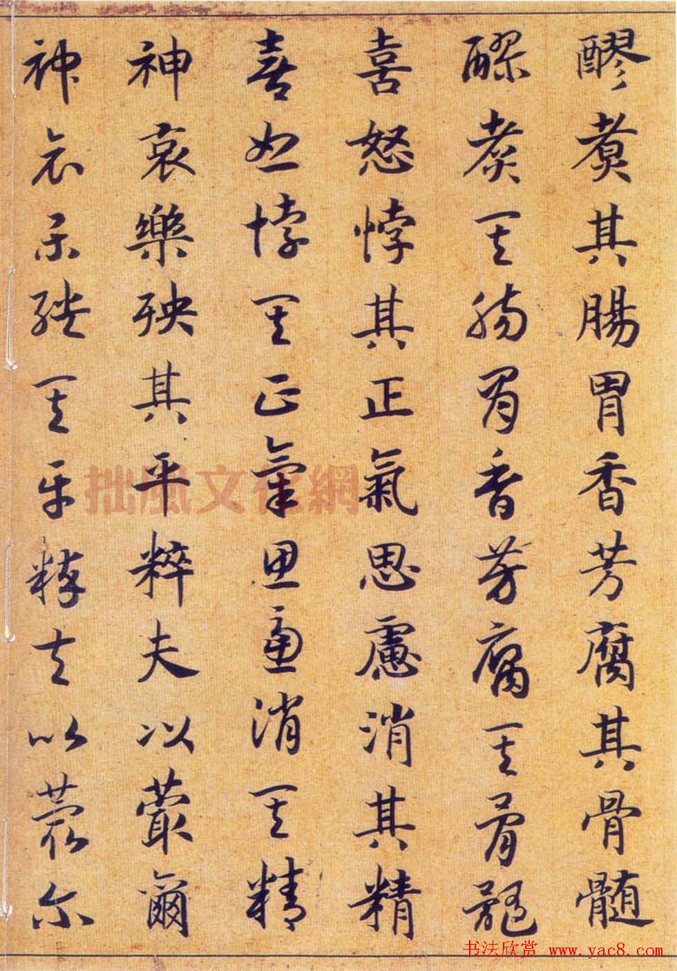 宋高宗赵构真草书法欣赏《嵇康养生论卷》