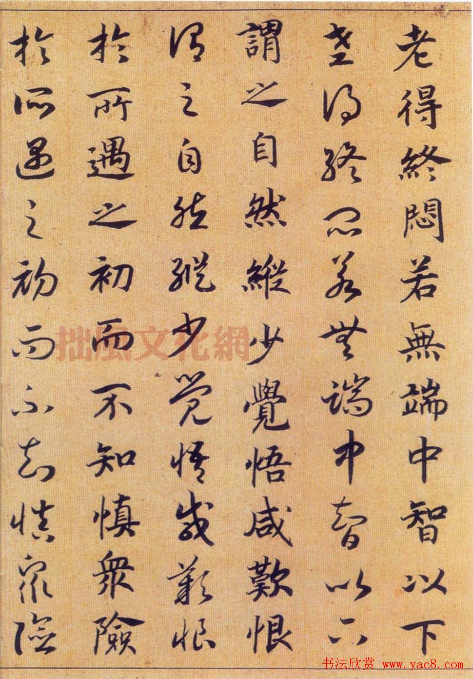 宋高宗赵构真草书法欣赏《嵇康养生论卷》