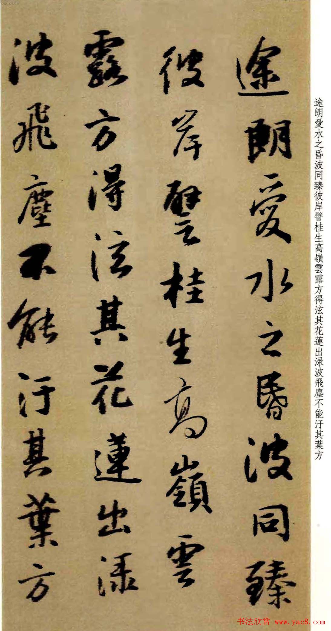 王铎行书作品《为景圭先生临圣教序册》