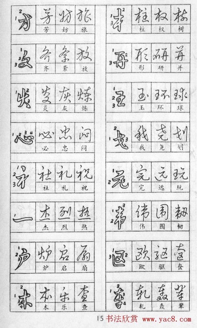 黄若舟经典字帖《怎样快写钢笔字》